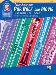 Accent on Achievement Pop, Rock and Movie Instrumental Solos Alto Saxophone BK/CD cover Thumbnail